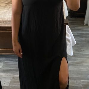 Morning Mist black dress
